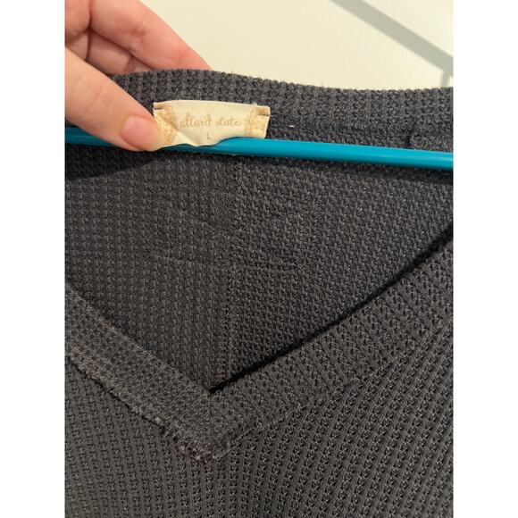 Altar’d State Throwdown Oversized Tee – Size Large Gray - Picture 4 of 7